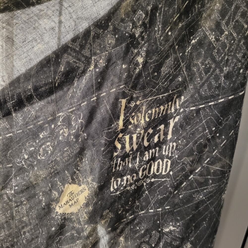Harry Potter Sheer Geometric Circle Shawl Scarf Cover Up One Size Fits Most - Picture 5 of 5
